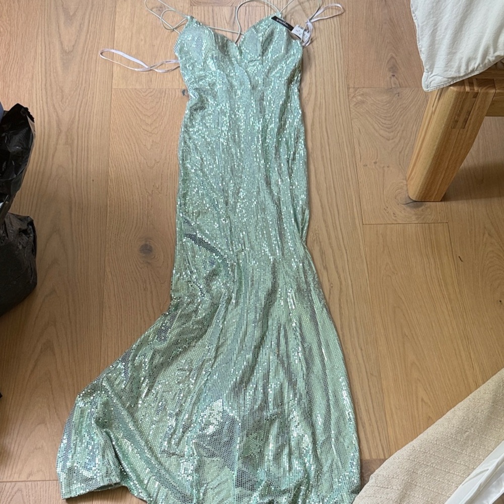 Elegant Sequin Evening Gown